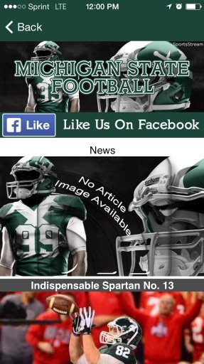 Michigan State Football STREAM截图5