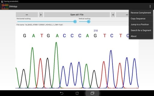 脱氧核糖核酸 DNA 序列分析工具截图1