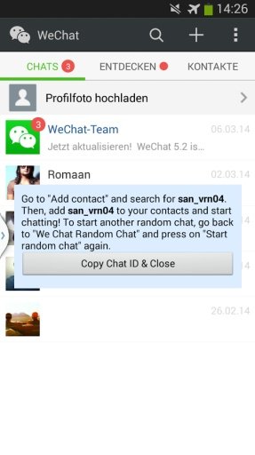 WeChat Random Chat截图4