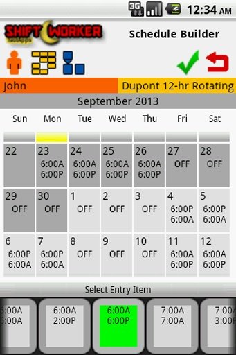Shift Worker Pro Trial截图2