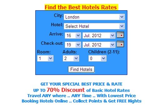 Best Price Hotel in London.com截图1