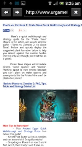 Plants and Zombies tipsNtricks截图3