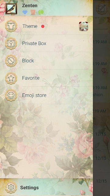 GO SMS RETRO ELEGANCE THEME截图4