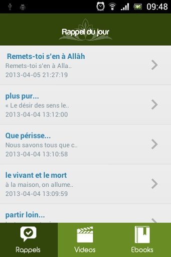 Rappel du jour截图4