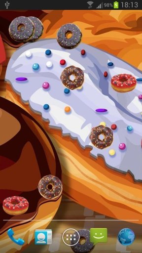 Sweets Donuts Live Wallpaper截图1