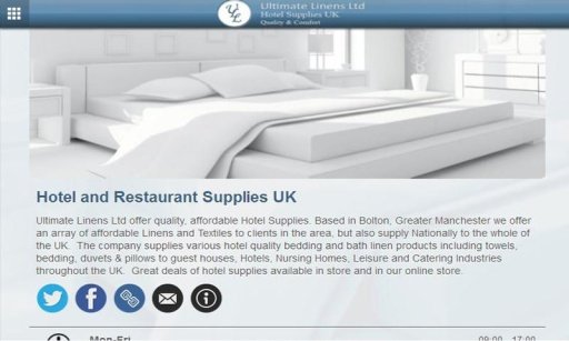 Ultimate Linens Ltd: Hotel supplies UK截图3