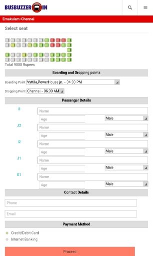 Busbuzzer Online Bus Tickets截图2