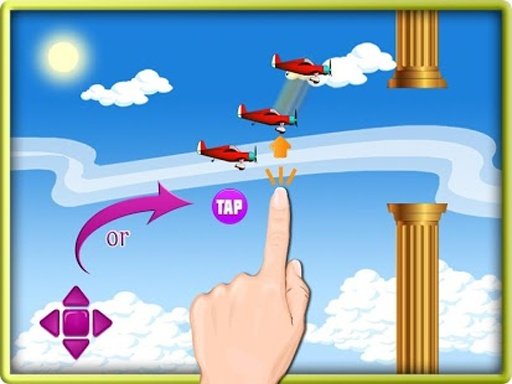 Flappy Plane - Kids Game截图1