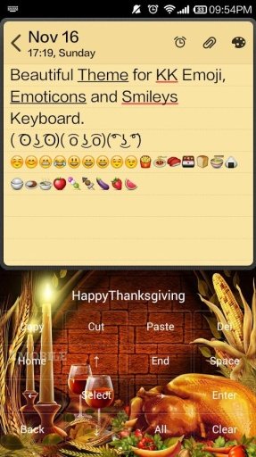 Happy Thanksgiving Keyboard截图6