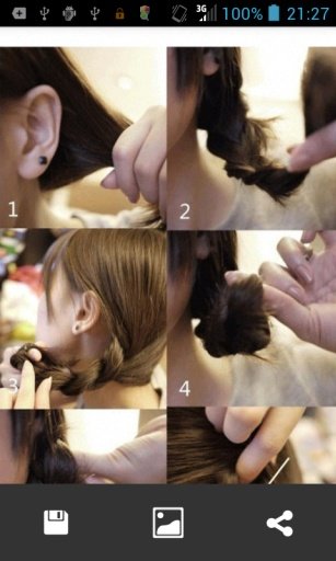 Hairstyle step illustrations截图4