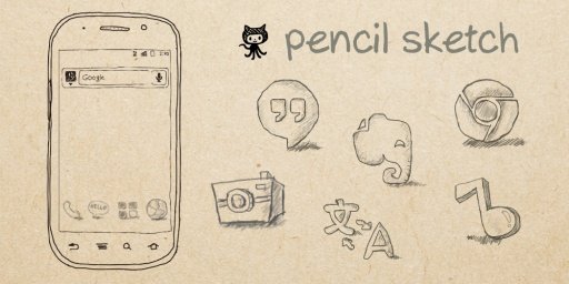 Pencil Sketch Theme截图4