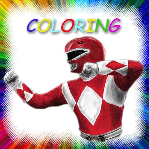 Power Ranger Coloring Page截图4