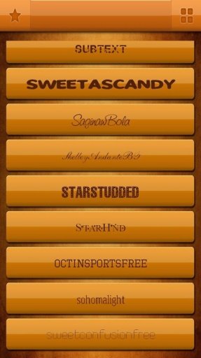 Tall Fonts Free for Android截图2