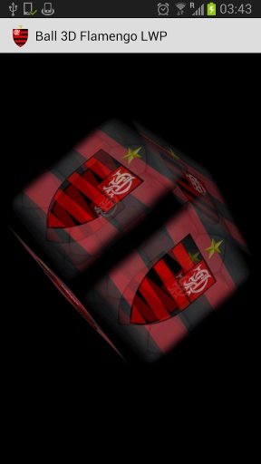 Ball 3D Flamengo LWP截图3