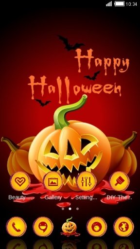 Happy Halloween Clauncher Theme截图4