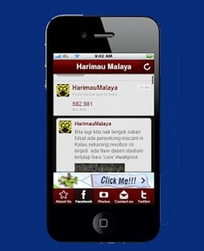 Harimau Malaya Football Apps截图2