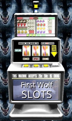 3D First Wolf Slots - Free截图2