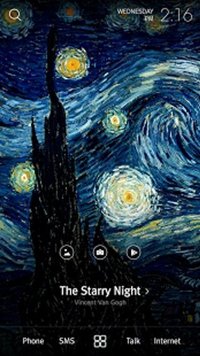 Van Gogh Buzz Launcher Theme截图5