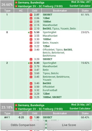 Football Live Score and Odds截图8