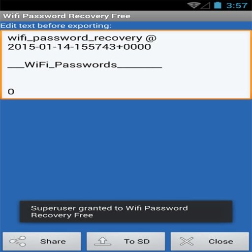 Wifi password Key recovery截图3