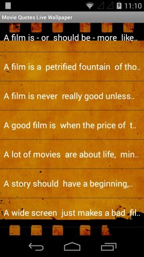 Movie Quotes Live Wallpaper截图5