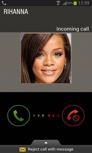 Rihanna fake call截图2