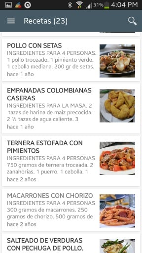 Las Recetas De casa截图1