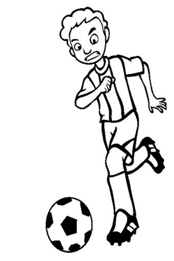 stickman soccer coloring截图2