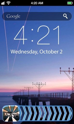 Sports Car Lock Screen截图2