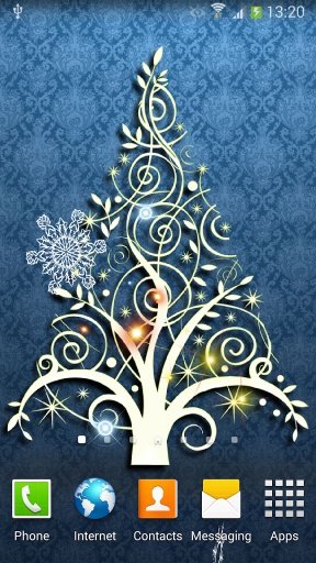 3D Christmas Tree Live Wallpaper截图2