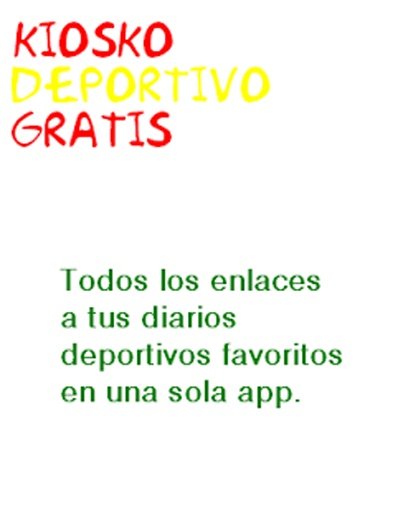 Kiosko Deportivo Gratis截图1