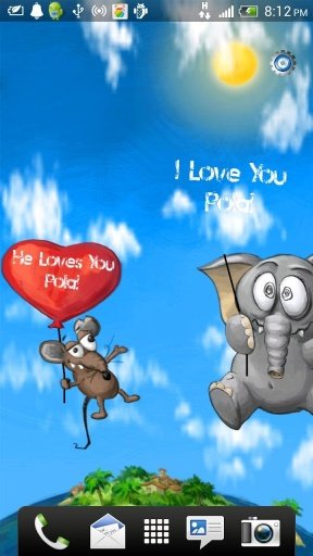 Valentines Elephant Wallpaper截图6