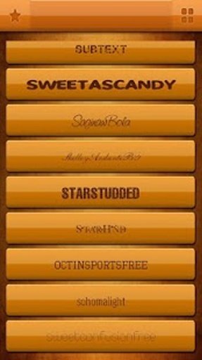 Tall Fonts Free for Android截图5