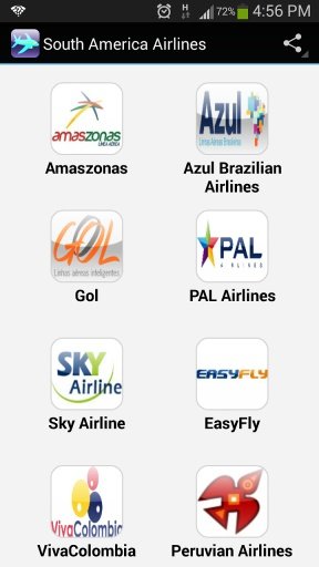 South America Airlines截图1