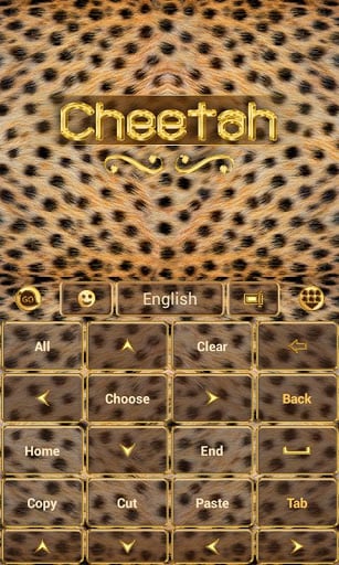 Cheetah GO Keyboard Theme截图1