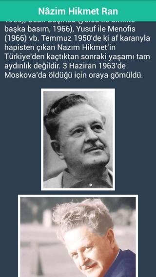 Nazım Hikmet Ran截图2