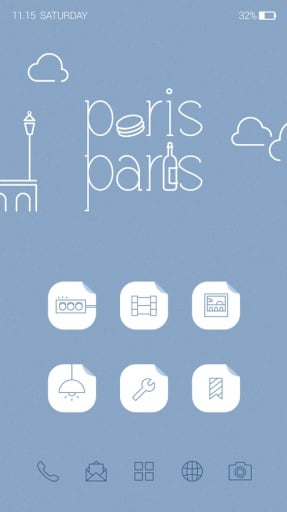 Paris Buzz Launcher Theme截图4