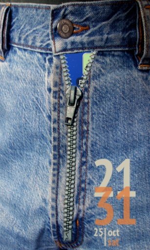 Zip Screen Lock Jeans截图4