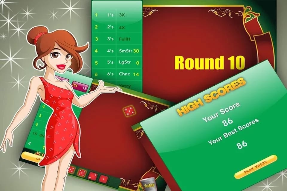 Rich Lady Yatzy Dice截图4