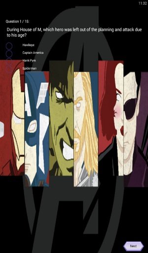 The Avengers Ultimate Quiz Game截图1