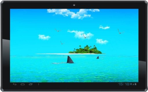 Sharks Beach live wallpaper截图1