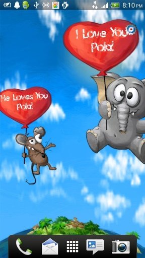 Valentines Elephant Wallpaper截图5