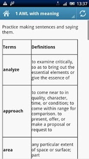 AWL Vocab Builder截图2