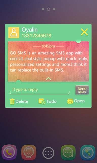 GO SMS PRO CARDS THEME EX截图10