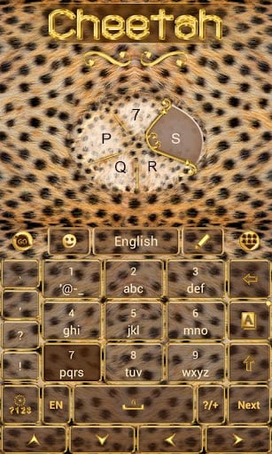 Cheetah GO Keyboard Theme截图4