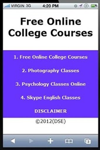 Free Online College Courses截图3