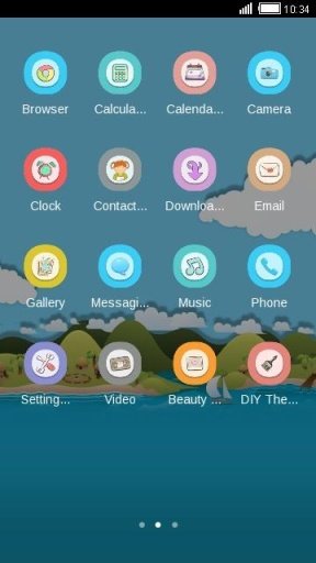 Island C Launcher Theme截图4