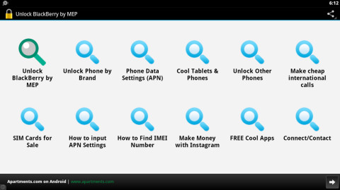 Unlock BlackBerry by MEP截图5