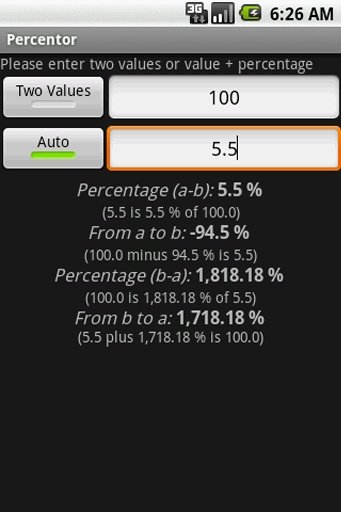 THE Percentage Calculator截图4