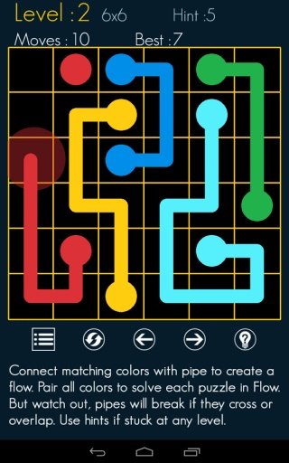 Flux - Free Flow pipe puzzle截图3